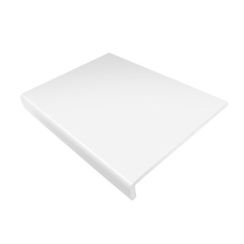 White upvc window cill cover - white,