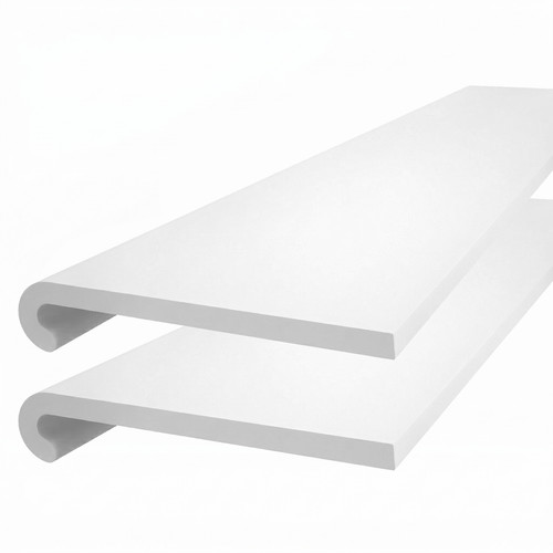 White upvc bullnose window - upvc,
