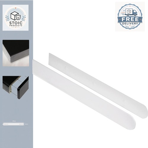 White window sill end caps - white,