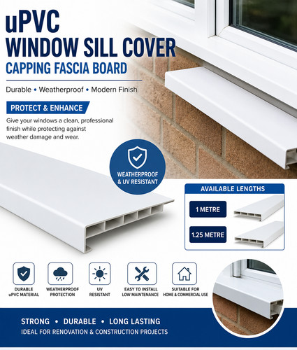 Upvc window sill cover capping - window,